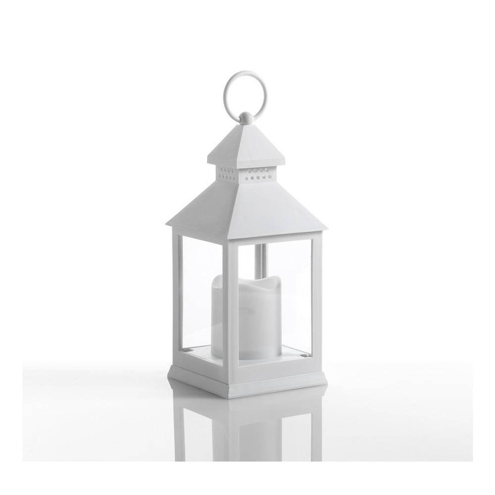 Tomasucci Malý biely dekoratívny LED lampáš vhodný do exteriéru  Lante, značky Tomasucci