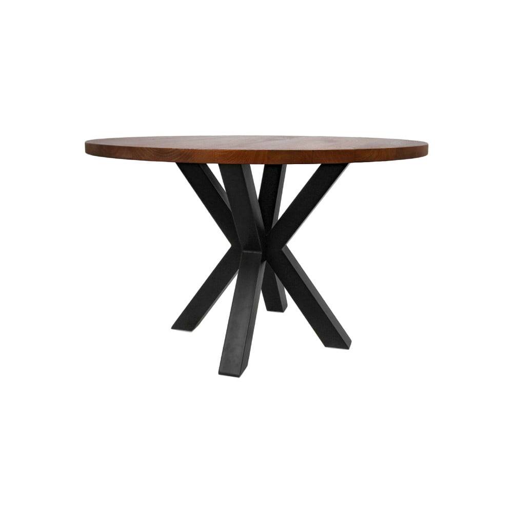 HSM collection Guľatý jedálenský stôl s doskou z mangového dreva HMS collection, ⌀ 120 cm, značky HSM collection
