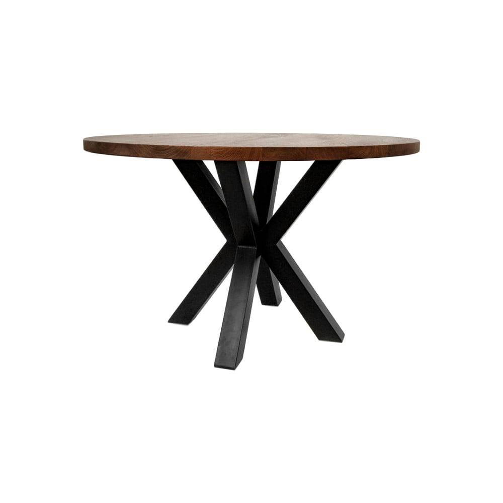 HSM collection Guľatý jedálenský stôl s doskou z mangového dreva HMS collection, ⌀ 130 cm, značky HSM collection