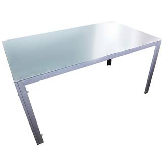 MERKURY MARKET Sklenený stôl Bergen 73x90x150cm farba šedá, značky MERKURY MARKET
