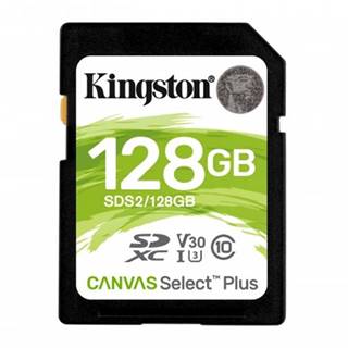 Kingston SDXC karta  Canvas Select Plus 128GB, značky Kingston