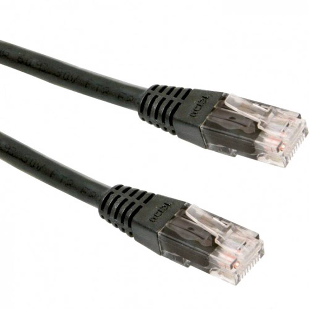 Cablexpert Patch kábel CABLEXPERT c5e UTP, 1 m, čierny, značky Cablexpert