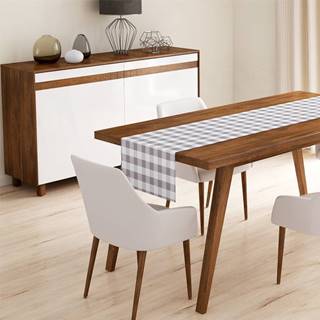 Behúň na stôl Minimalist Cushion Covers Gray Flannel, 45 x 140 cm