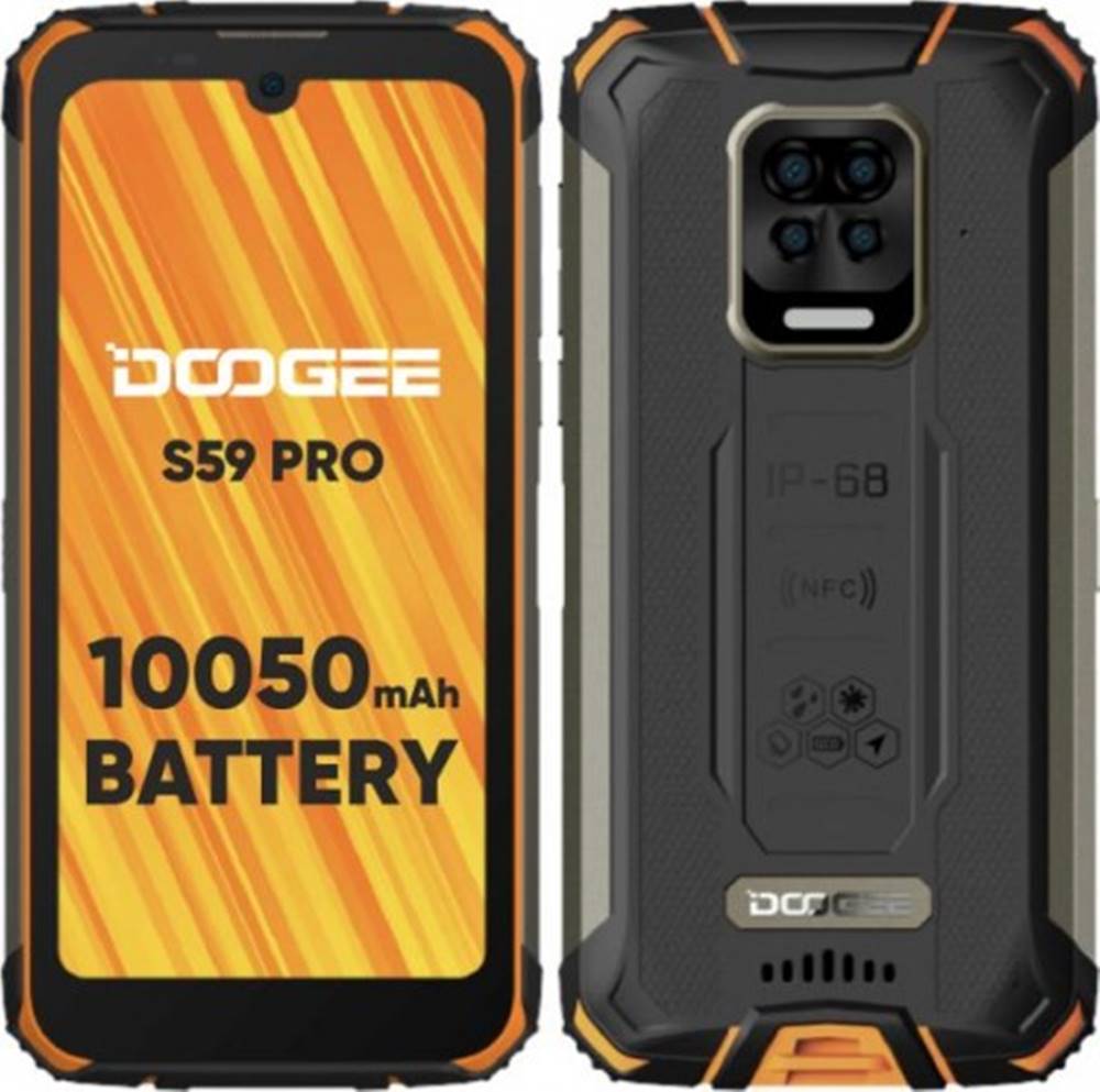 Doogee Odolný telefón  S59 PRO 4 GB/128 GB, oranžový, značky Doogee