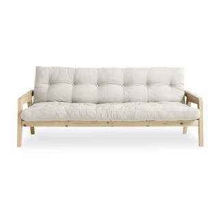 Karup Design Variabilná rozkladacia pohovka s futónom v bielej farbe  Grab Natural/Natural, značky Karup Design