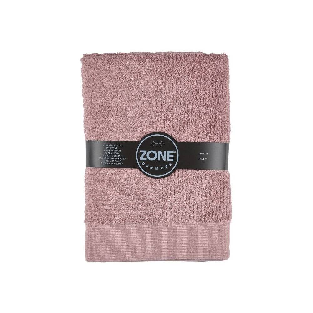 Zone Ružová bavlnená osuška  Classic, 70 × 140 cm, značky Zone