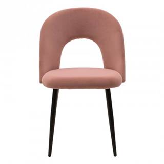 OKAY nábytok Jedálenská stolička Janet čierna, ružová, značky OKAY nábytok