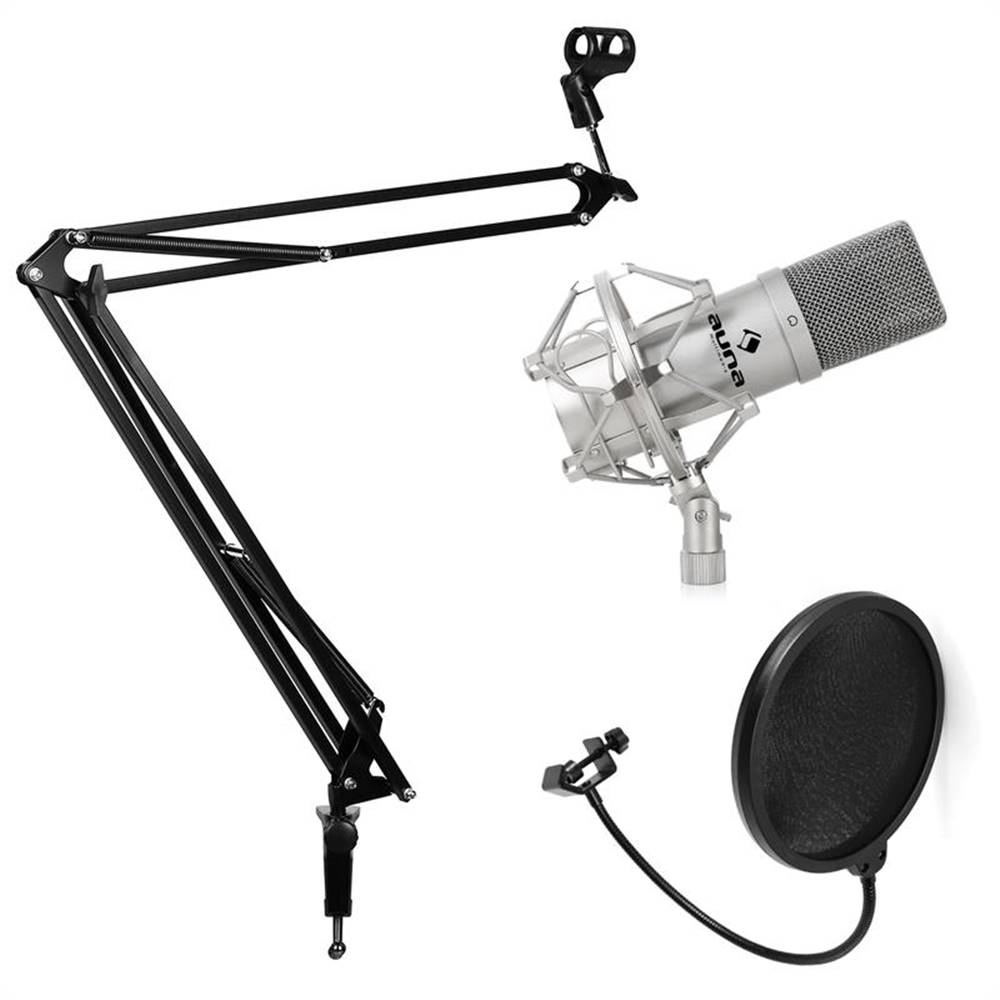 Electronic-Star  Set študiového mikrofónu a ramenového stojanu na mikrofón, značky Electronic-Star