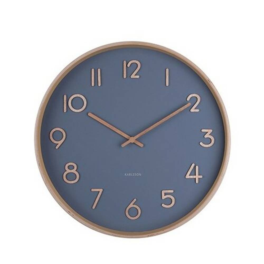 Karlsson  5757BL dizajnové nástenné hodiny, pr. 40 cm, značky Karlsson