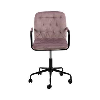 Actona Ružová kancelárska stolička so zamatovým povrchom  Wendy, značky Actona