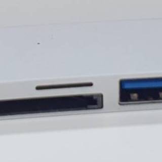 Hub Olpran BL-21B, USB-C / 2x USB, čítačka kariet, USB-C, striebo