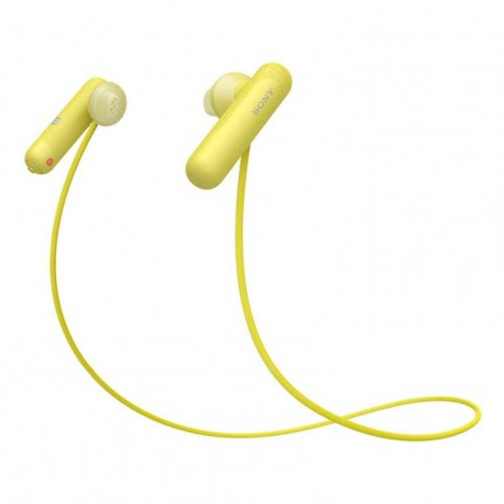 Sony Športové slúchadlá  WI-SP500Y, žlté, značky Sony