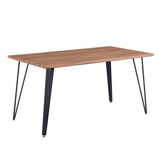 Jedálenský stôl dub/čierna 150x80 cm FRIADO