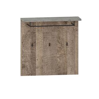Vešiakový panel dub pieskový/sivá BARIA 80