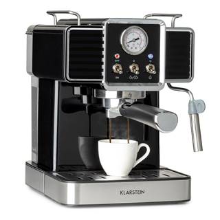 Klarstein Gusto Classico, espresso kávovar, 1350W, 20 bar, 1,5l, nerez