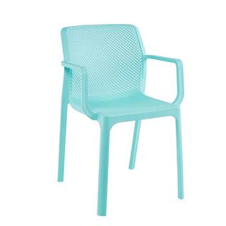 Stohovateľná stolička mentolová/plast FRENIA