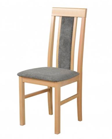 Jedálenská stolička NILA 2 buk/sivá