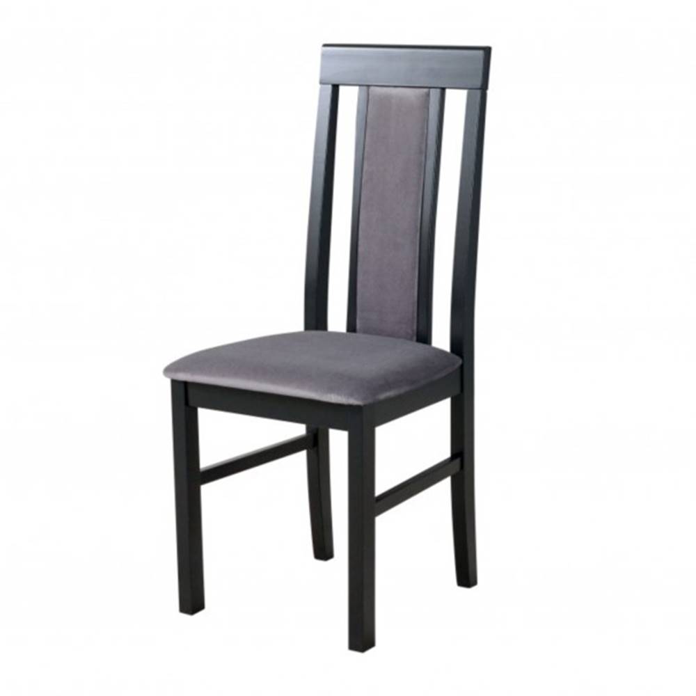 Sconto Jedálenská stolička NILA 2 čierna/sivá, značky Sconto