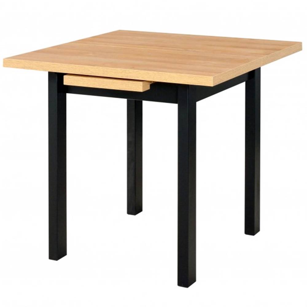 Sconto Jedálenský stôl MAXIM 7 buk/čierna, značky Sconto