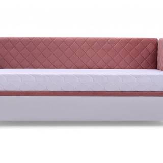 ArtIdz  Čalúnená posteľ SOLO - FIDO | ružová 80 x 200 cm, značky ArtIdz