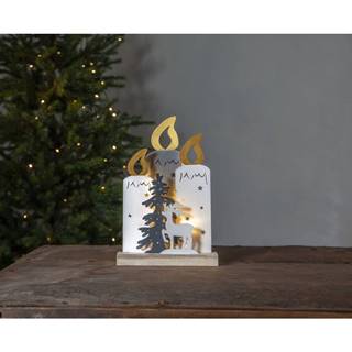 Vianočná svetelná LED dekorácia Star Trading Faune, výška 34 cm