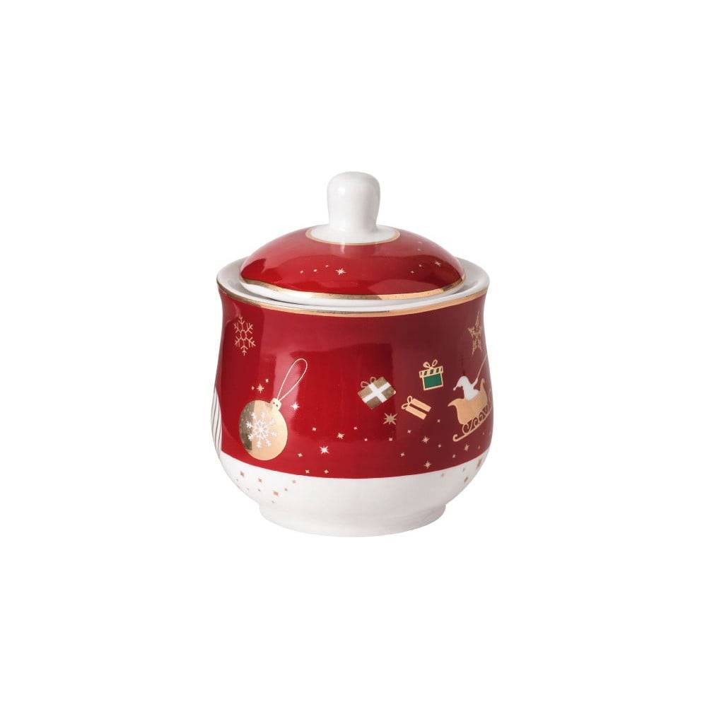 Brandani Porcelánová cukornička s vianočným motívom  Alleluia, ⌀ 9 cm, značky Brandani