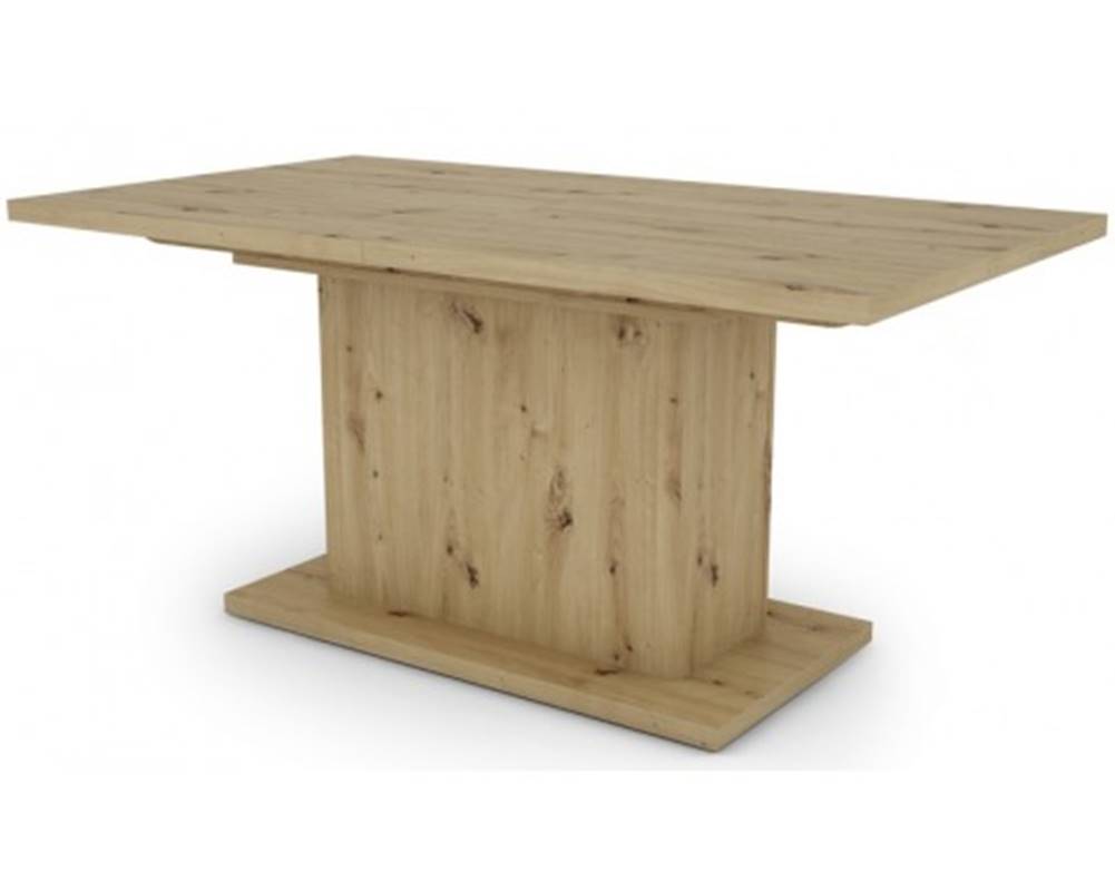 ASKO - NÁBYTOK Jedálenský stôl Paulo 160x90 cm, dub artisan, rozkladací, značky ASKO - NÁBYTOK
