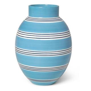 Kähler Design Modrá keramická váza  Nuovo, výška 30 cm, značky Kähler Design