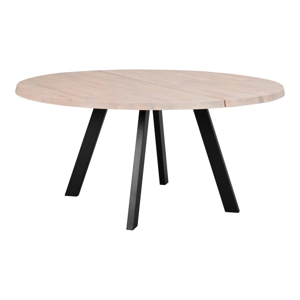 Rowico Okrúhly jedálenský stôl z bieleného dubového dreva  Freddie, ø 160 cm, značky Rowico