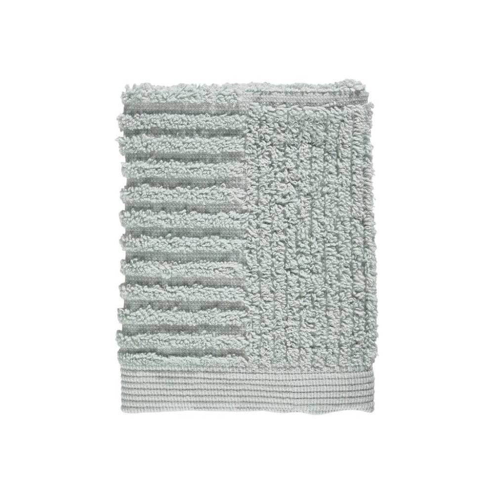 Zone Svetlosivozelený uterák zo 100 % bavlny na tvár  Classic Dust Green, 30 × 30 cm, značky Zone