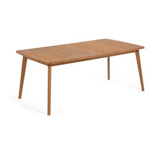 La Forma Záhradný rozkladací jedálenský stôl z eukalyptového dreva Kave Home Hanzel, značky La Forma