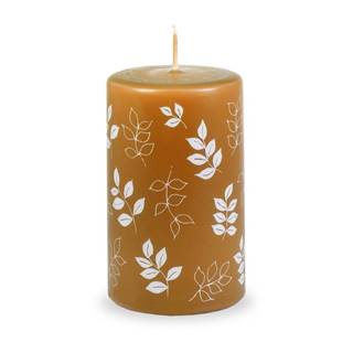 Unipar Oranžová sviečka  Pure Beauty, doba horenia 40 h, značky Unipar