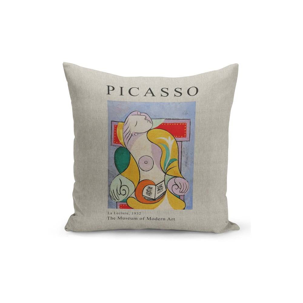 Kate Louise Vankúš s výplňou  Picasso Read, 43 x 43 cm, značky Kate Louise
