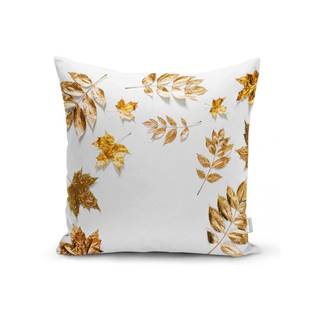 Minimalist Cushion Covers Obliečka na vankúš  Golden Leaves, 42 x 42 cm, značky Minimalist Cushion Covers