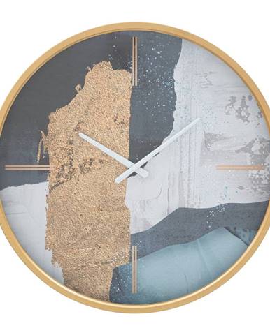Modré nástenné hodiny Mauro Ferretti Art, ø 60 cm