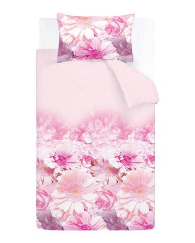 Ružové obliečky Catherine Lansfield Daisy Dreams, 135 x 200 cm
