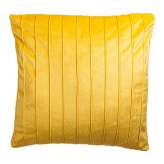 JAHU collections Žltý dekoratívny vankúš  Stripe, 45 x 45 cm, značky JAHU collections