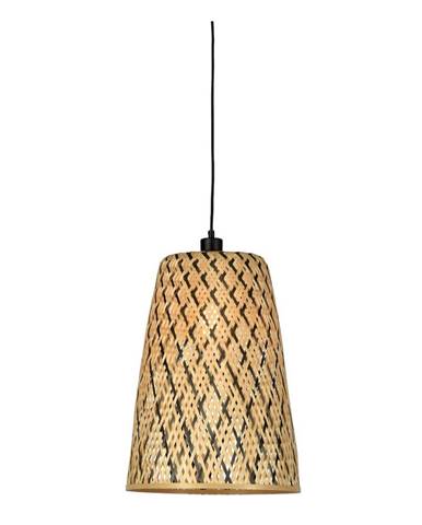 Závesné bambusové svietidlo Good&Mojo Kalimantan, ⌀ 34 cm
