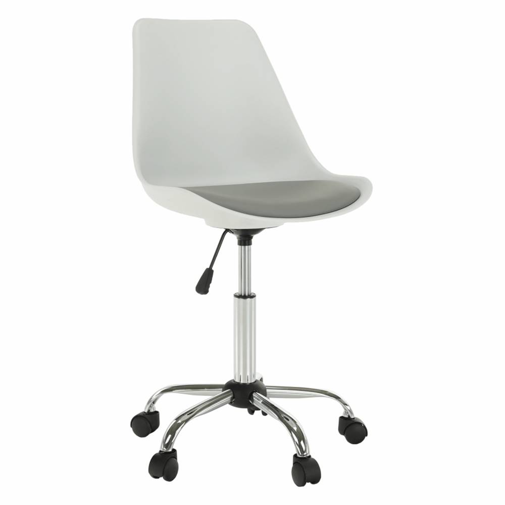 Kondela Kancelárska stolička biela/sivá DARISA NEW, značky Kondela