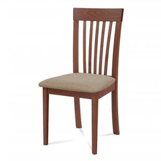 AUTRONIC  BC-3950 TR3 jedálenská stolička, čerešňa/látka béžová, značky AUTRONIC