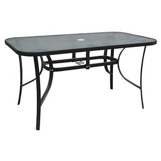 ST LEISURE EQUIPMENT Stôl LEQ GREGORY ShadowGray, sklo 5 mm, 140x80x72 cm, značky ST LEISURE EQUIPMENT