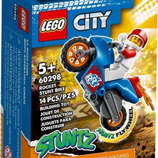 LEGO  CITY KASKADERSKA MOTORKA S RAKETOVYM POHONOM /60298/, značky LEGO
