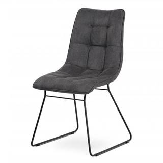 AUTRONIC  DCH-414 GREY3 jedálenská stolička, sivá látka, kov matný čierny, značky AUTRONIC