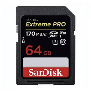 SANDISK EXTREME PRO SDXC 64GB 170MB/S V30 UHS-I, SDSDXXY-064G-GN4IN