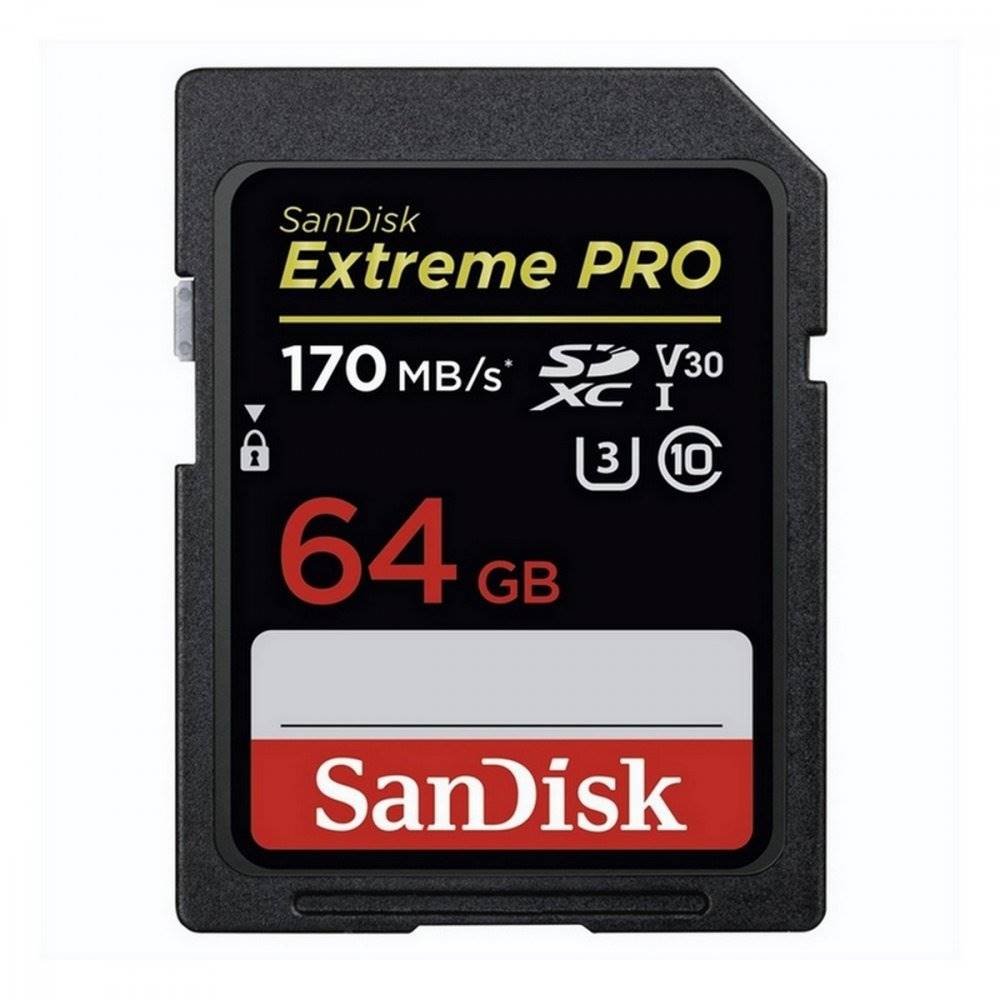 Sandisk SANDISK EXTREME PRO SDXC 64GB 170MB/S V30 UHS-I, SDSDXXY-064G-GN4IN, značky Sandisk