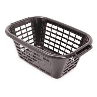 Čierny kôš na bielizeň Addis Rect Laundry Basket, 40 l