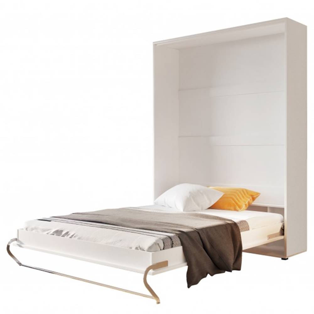 Sconto Sklápacia posteľ CONCEPT PRO CP-03 biela vysoký lesk, 90x200 cm, značky Sconto