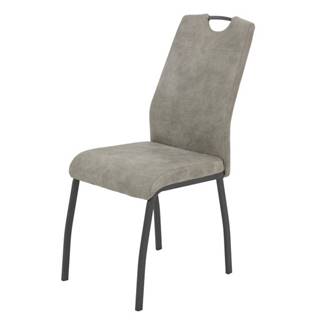 Jedálenská stolička ELIF II S sivá