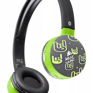 MUSICSOUND Bluetooth sluchátka MUSIC SOUND s hlavovým mostem a mikrofonem, vzor 3, značky MUSICSOUND