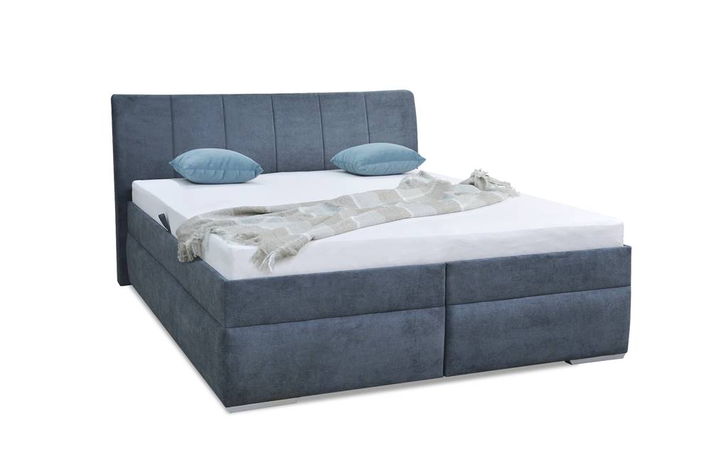 FINES LIPARI čalúnená posteľ s úložným priestorom, značky FINES